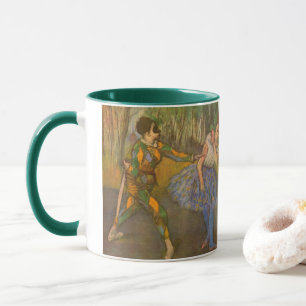 Harlekin och Columbine av Edgar Degas Vintage kons Mugg