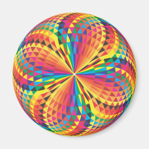 harlekin, optisk illusion magnet