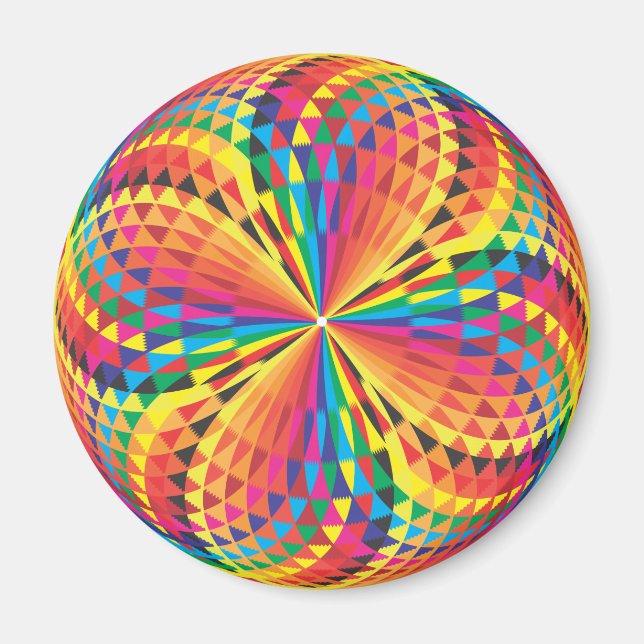 harlekin, optisk illusion magnet (Framsidan)