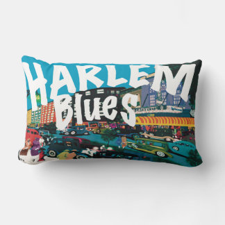 Harlem Blues Dreamscape Lumbarkudde