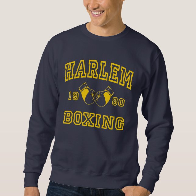 Harlem Boxning Lång Ärmad Tröja (Framsida)