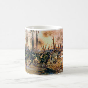 Harlem Fan Fighters Séchault H. Charles McBarron Kaffemugg