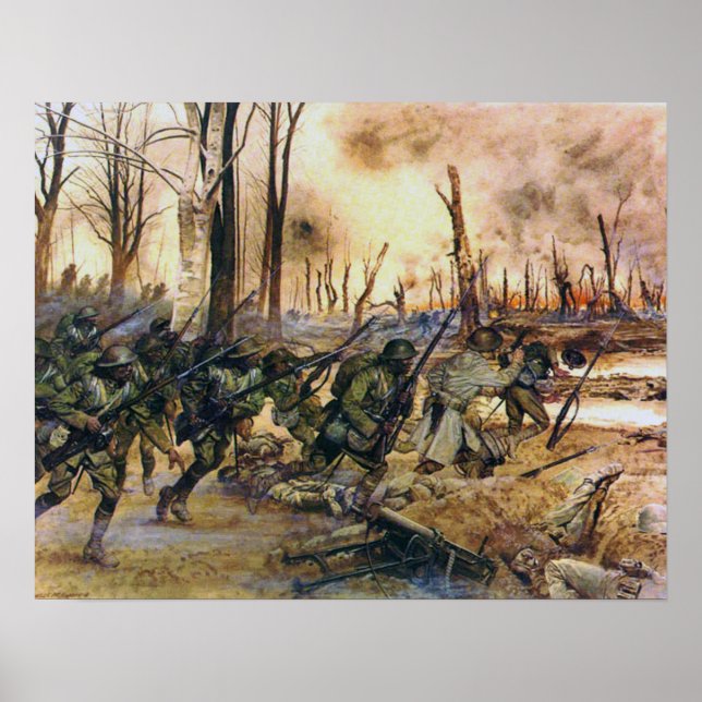 Harlem Fan Fighters Séchault H. Charles McBarron Poster (Framsidan)