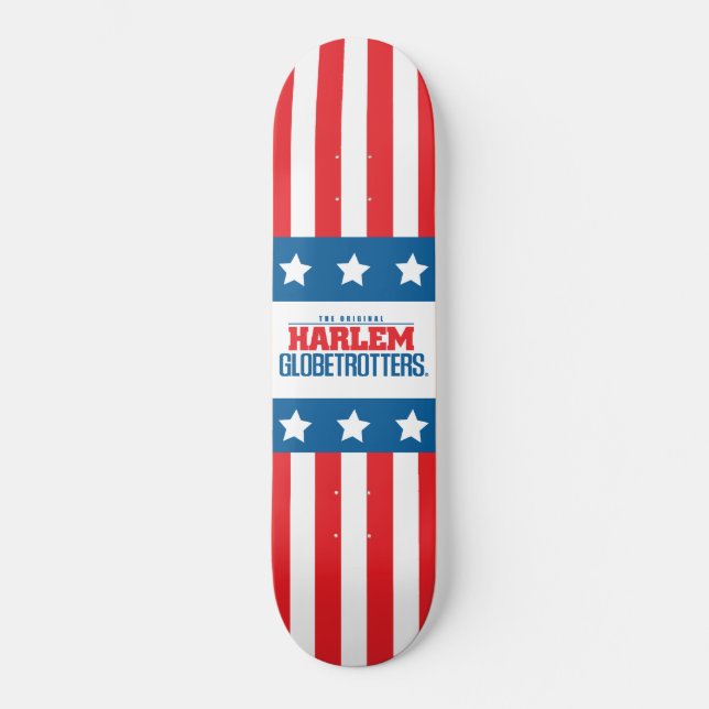 Harlem GlobetrottersSkateboard Mini Skateboard Bräda 18,5 Cm (Framsida)