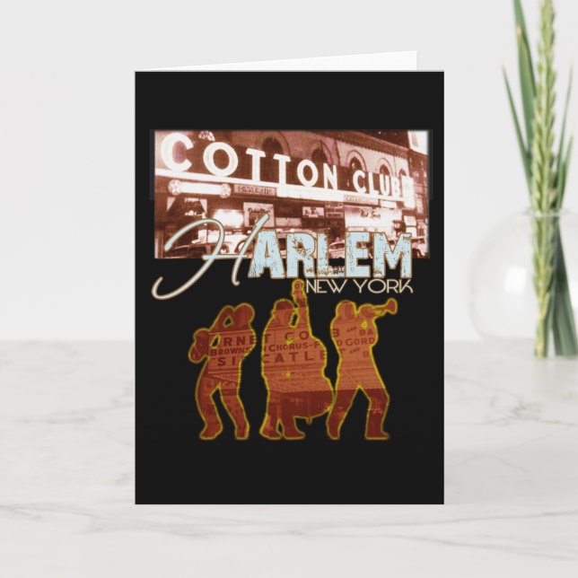 Harlem Greeting Card Kort (Framsida)