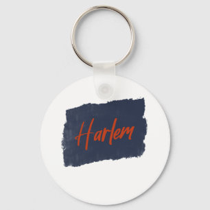 Harlem Handskriftlig Red Typography Nyckelring