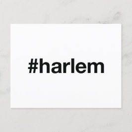 HARLEM Hashtag Vykort