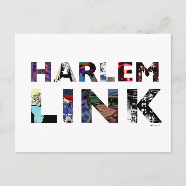 Harlem_Link_1_POSTCARD Vykort (Framsida)