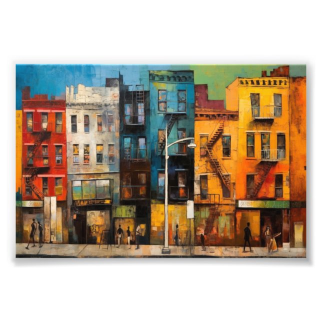 Harlem, New York, Frameable Art Fototryck (Framsidan)