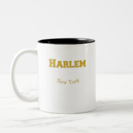 Harlem New York Guld Mugg