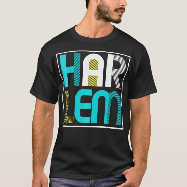 Harlem New York T Shirt (Framsida)