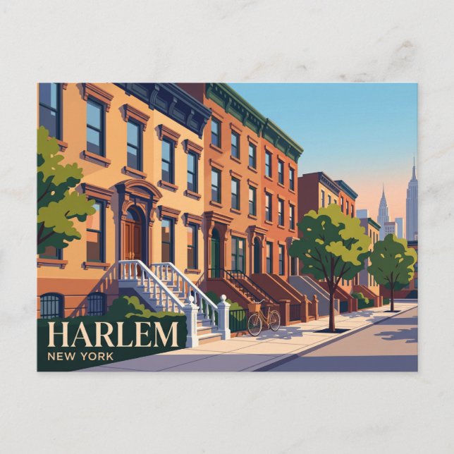 Harlem New York Vykort (Framsida)