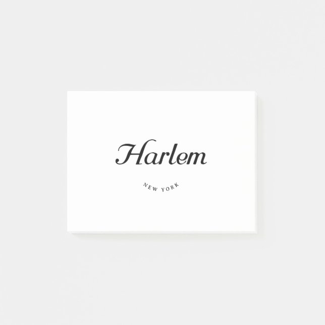 Harlem NY Post-it Block (Framsida)