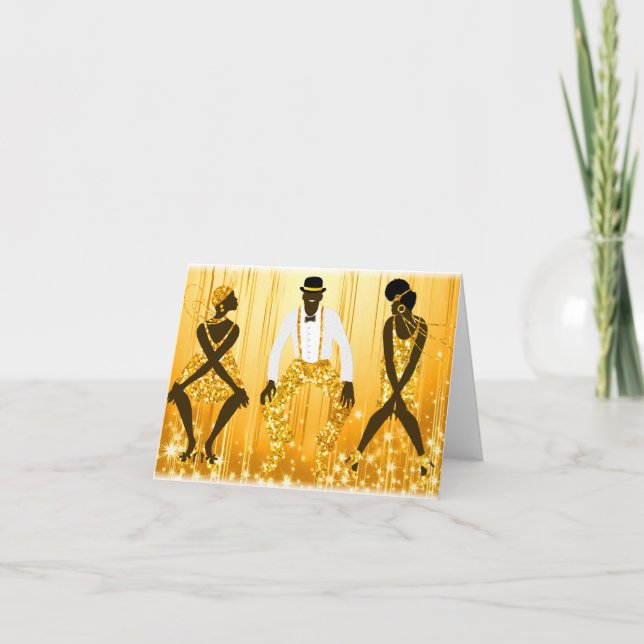 Harlem Renaissance 1920-talet Kort (Framsida)