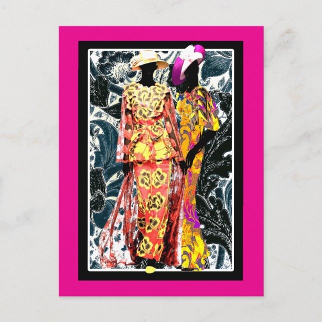 Harlem Renaissance 1920-talets Art Deco Vykort (Framsida)