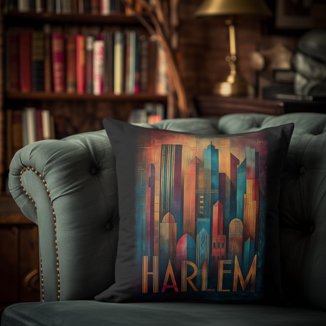 Harlem Renaissance Art Deco Kudde (Skapare uppladdad)