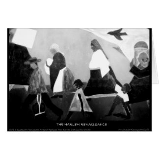 Harlem Renaissance Art - Migrationsserien Hälsningskort