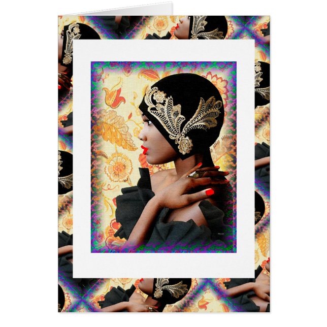 Harlem Renaissance Hälsningskort (Framsidan)