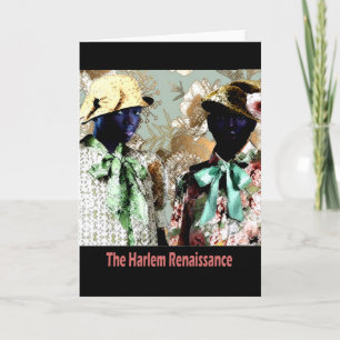 Harlem Renaissance Inspired Greeting Card Kort