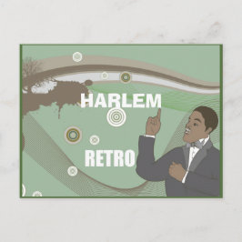 HARLEM RENAISSANCE RETRO JAZZ AGE POSTCARD VYKORT