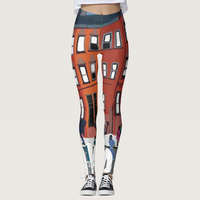 Harlem Renaissance Rhythm Leggings (Framsida)