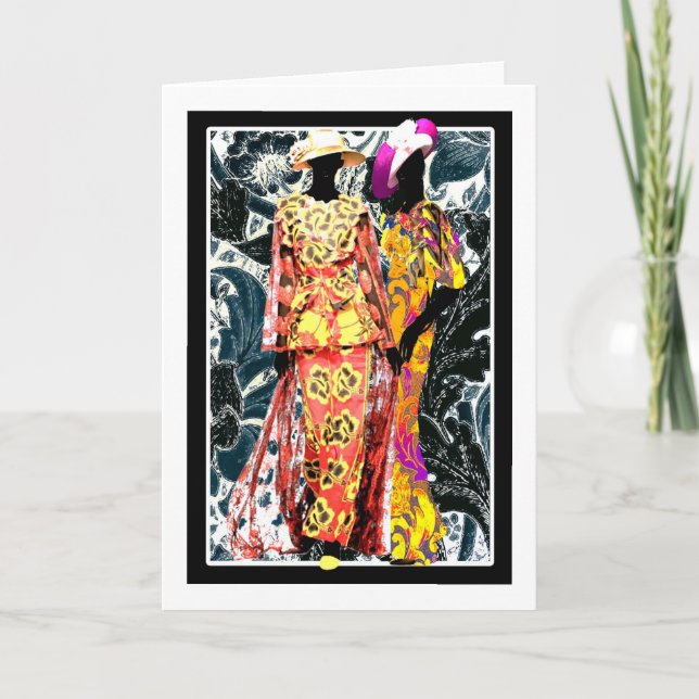 Harlem Renaissance Tidigt Twenties Art Deco Kort (Framsida)