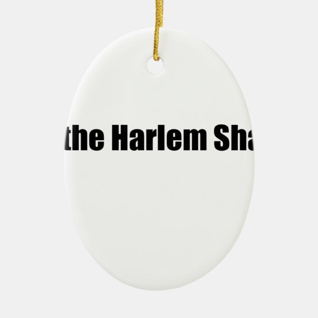 Harlem skaka! julgransprydnad keramik (Framsidan)