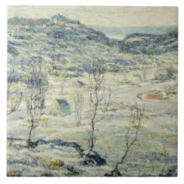 Harlem Valley in Winter (New York Scene) Kakelplatta