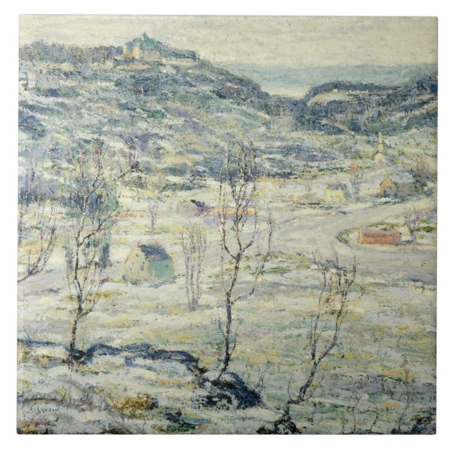 Harlem Valley in Winter (New York Scene) Kakelplatta (Framsidan)