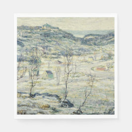 Harlem Valley in Winter (New York Scene) Pappersservett
