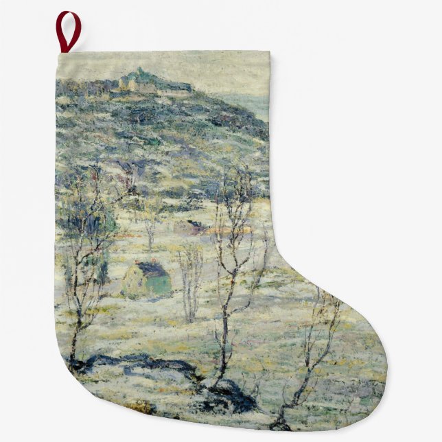 Harlem Valley in Winter (New York Scene) Stor Julstrumpa (Framsidan)