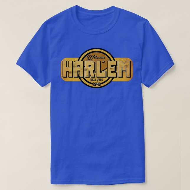 Harlem Vintage Label T Shirt (Design framsida)