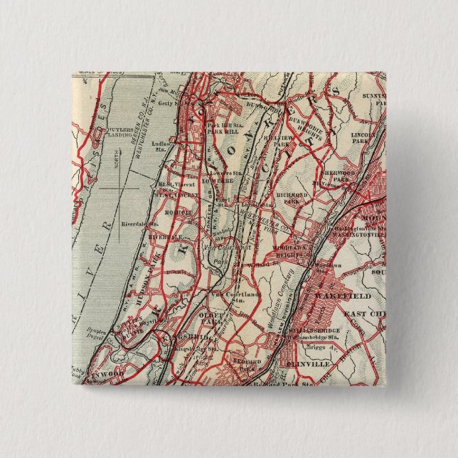 Harlem, Yonkers, Pelham Manor, New York Knapp (Framsida)