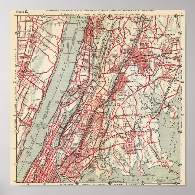 Harlem, Yonkers, Pelham Manor, New York Poster (Framsidan)