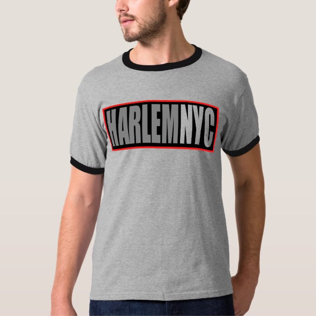 HarlemNYC logotyp vid studion NYC för konstverk T Shirt (Framsida)