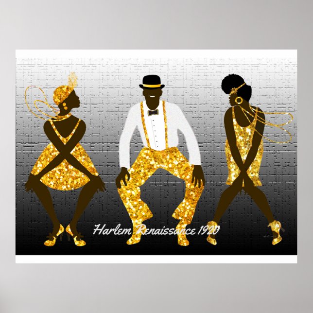 Harlemrenässansen 1920 poster (Framsidan)