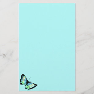 "Harlequin" (Aquafjärilen) Brevpapper