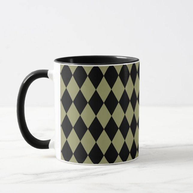 Harlequin Avocado och Black Mugg (Vänster)
