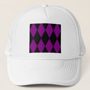 Harlequin Black lila Keps