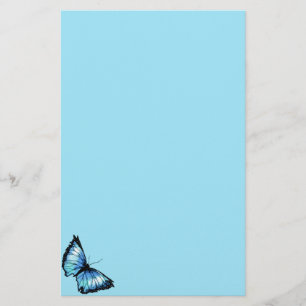 "Harlequin" (blåttfjärilen) Brevpapper