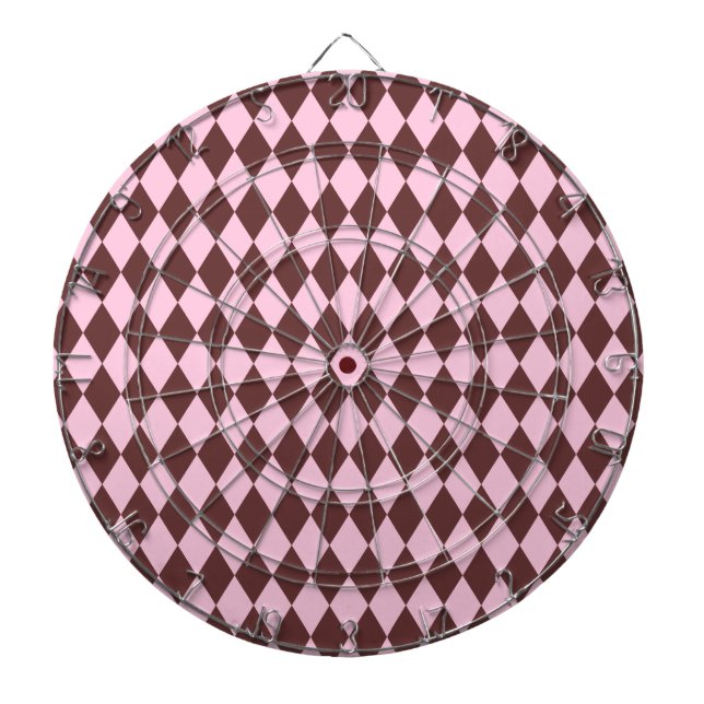Harlequin Brown och Rosa Darttavla (Framsidan)