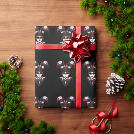 Harlequin Clown Hat Multifärgad Cells Presentpapper