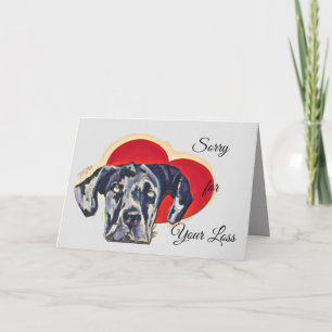 Harlequin Dane PopArt Kärlek Heart Kort