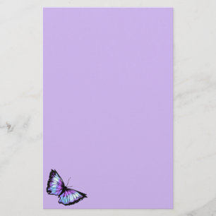 "Harlequin" (den violetta fjärilen) Brevpapper