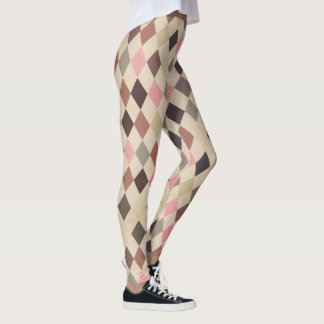 Harlequin-designade Leggings