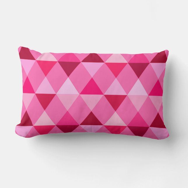 Harlequin / diamant mönster - Ro Rosa & Vin Lumbarkudde (Framsida)