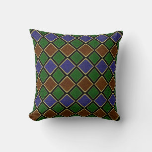 Harlequin Diamond Grid: Texturerad Harmoni Kudde