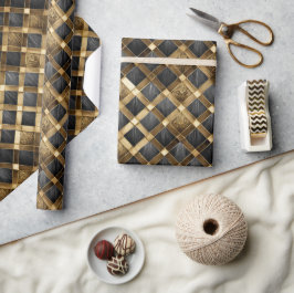 Harlequin Diamonds Black and Guld ID1031 Presentpapper