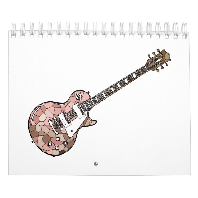 Harlequin Electric Guitar Kalender (Omslag)