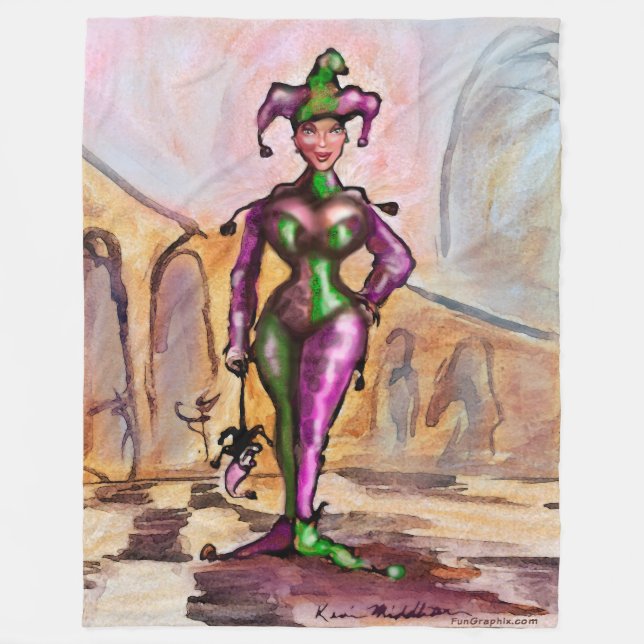 Harlequin Fleece Blanket (Framsidan)